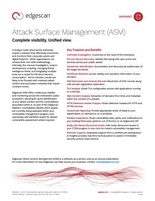 Attack Surface Management (ASM)